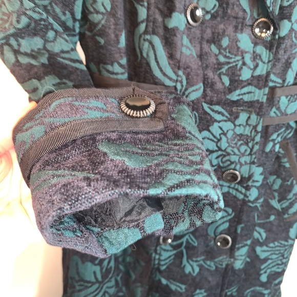 Anthro Elevenses Emerald Isle Coat 8 - Picture 14 of 14